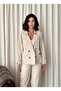 Women's Double Button Trench Coat Look Jacket