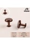 Vera Matte Bronze Button Handle Luxury Country Kitchen Furniture Cabinet Drawer Handle - 4