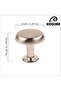 Vera Inox Button Handle Luxury Country Kitchen Furniture Cabinet Drawer Handle - 3