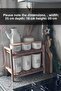 Wooden 2-Tier Bathroom Shelf, Countertop Organizer, Towel & Cosmetic Organizer Wooden Shelf - 2