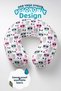 Cute Cat Cotton Neck Pillow - Colorful Hearts Cool Cat Kids & Adult Travel Pillow