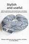 وسادة عنق بنمط الأوراق الاستوائية - وسادة سفر بمظهر الكتان الأزرق الطبيعي - 7