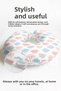 Cloud Patterned Cotton Neck Pillow - Pastel Colored Kids & Adult Travel Pillow - 2