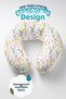 Cute Animal Figured Cotton Neck Pillow - Pastel Colored Balloon Pattern Travel Pillow - 2