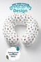 Cartoon Character Colorful Insects Pattern Neck Pillow-Fun White Vibrant Color Travel Pillow - 3