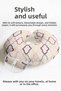 Geometric Pattern Cotton Neck Pillow - Modern Pastel Colored Adult Travel Pillow - 7