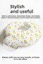 Cute Fox Pattern Cotton Neck Pillow - Kids & Adults Natural Yellow Green Travel Pillow - 2