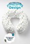 Floral Pattern Cotton Neck Pillow - Spring Themed Green Blue Color Soft Travel Pillow - 2