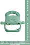 Food Grade Bpa Free Baby Finger Sucking Habit Reducing Massage Effective Soft Silicone Teether