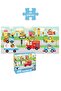 3 Pieces 36 Parts - Traffic Vehicles Vegüneş System and Forest Friends - 2