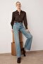 Mavi Vintage Yıkama Yüksek Bel Wide Leg Geniş Paça %100 Pamuk Non-Stretch Jeans TWOAW26JE00228