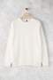 Ekru*001 Oversize Bisiklet Yaka Kazak TMNAW24KZ00032