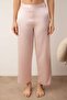 Pembe 3'lü Çeyiz Set Üst Dantel, Alt Saten Askılı Külotlu Dokuma Pijama Takımı THMAW26PT00077 - 4