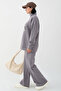 Nice Written Zippered Anthracite Double Set - 5