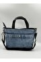 Denim Jeans Women's Shoulder & Hand Bag – with Detachable Strap