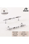 Crescent Chrome 96 mm Handle Luxury Country Kitchen Furniture Cabinet Drawer Handle - 4