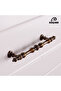 Crescent Antique Yellow 96 mm Handle Luxury Country Kitchen Furniture Cabinet Drawer Handle - 8