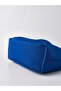 Heybes Women's Blue Pleated Clutch Handbag - 3