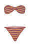 Patterned Strapless Bikini