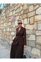 Women's Stylish Suit with Belt - Blazer & Pleated Skirt - 5