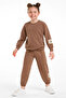 Girl's 100% Cotton Elastic Leg Sweatpants Set - Children's Clothing