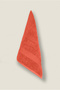 Bath Towel 100% Cotton Certified Striped Border 70X140Cm - Orange (1 Piece) - 2