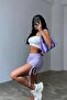 Women's Lift Jacquard Lilac Shorts 1202 - 3