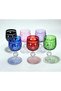 Set of 6 Bohemia Crystal 150ml Luxury Coffee Side Water Glass Royal Pattern - 4