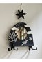 Nature Pattern Handmade Mirrored Rabbit Wall Type Key Holder - 3
