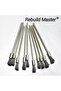 10Pc Stainless Steel Wire End Brush Pen Shape Bristle Scratch Extension Rod 1/8" Shank For Power ...