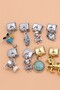 Summer Energy Blue Cocktail Steel Italian Charm - 2