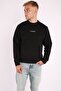 Jack Jones Jcostance Sweat Crew Neck Pls Men's Black Plus Size Sweatshirt 12289125-02