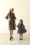 Black Floral Gathered Waist Mother-Daughter Design (Sold as a Single Item) - 3