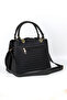 Two Compartment Soft Textured Daily Handle and Shoulder Bag - 3