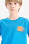 Boy's Short Sleeve T-Shirt E0175A8/Be168 - 4
