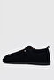 Cassiel Genuine Leather Gold Adjustable Buckle Detailed Women's Loafer - Black Suede - 4