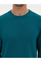 Emerald 3 Thread Regular Fit Crew Neck Basic Sweatshirt 50315021-Vr055 - 6