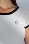 Tricou de damă basic, croială normală, scurtă - 5