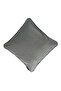 Pile Cushion Pillow Case Anthracite Color 50X50