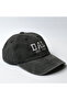 Embroidered 2025 Pomegranate Flower-Anthracite Mom Dad Hat 2-Pack Mother Father Washable Fabric Hat Cotton - 4