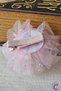 Pink Tulle with Pearl Crystal Stone Queen Princess Girl's Crown - Party Birthday Pens Hair Clip - 7