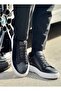 Makras exclusive 777 men's leather sneaker shoes black - 2