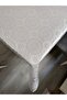 مفرش طاولة - مظهر مطرز بالدانتيل - شفاف - غير مثقوب - PVC - 3