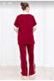 Modal Suit with a Collared Three-Button so Stripe Shirt Collar - 2