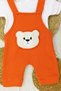 Short Salopet Set with Teddy Bear Figure for Boys, Girls, Boys, Baby 0/3 Months, 3/6 Months, 6/9 Months - 3