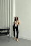 Women's Jeans Wide Leg Mom Fit Black Jeans - 4