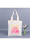 Patterned Tote Bag - Artistic Shoulder Bag - Women's Shopping Bag - 3