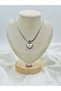 316 L Stainless Steel - Italian Chain & Mother of Pearl Stone Detailed Heart Necklace I - 2