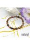 Original Rhodonite Natural Stone 6mm Unisex Bracelet - 6