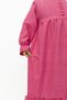 Girl's Linen Dress Mihri Model Long Hijab Full Length Dress - 4